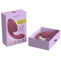 Подвійний вакуумний кліторальний стимулятор з вібрацією Womanizer Next Duo - Dusky Pink — Переглянути зображення 26
