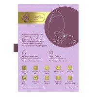 Подвійний вакуумний кліторальний стимулятор з вібрацією Womanizer Next Duo - Dusky Pink — Переглянути зображення 17