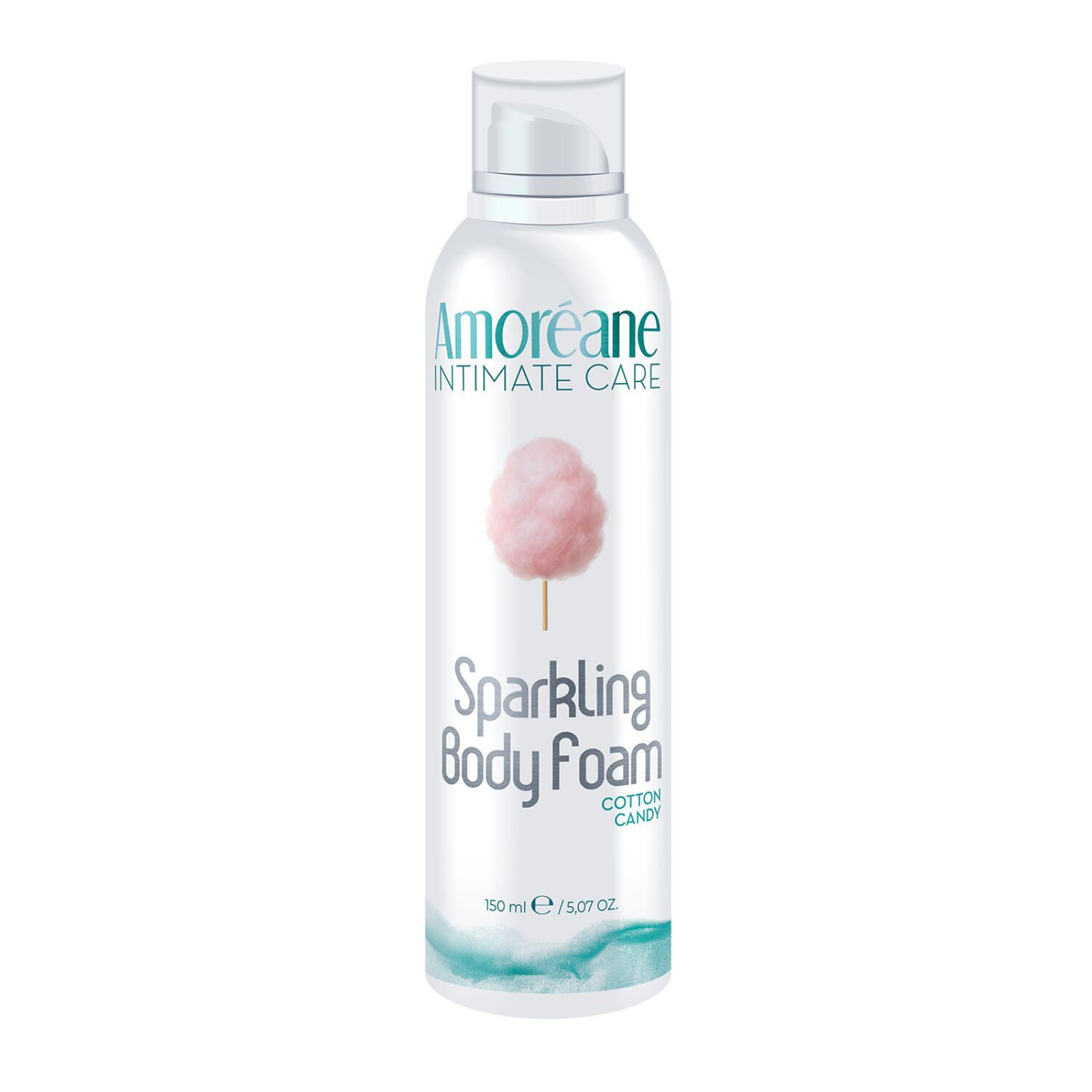 Масажна піна Amoreane Sparkling Body Foam Cotton Candy (150 мл)