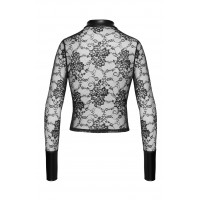 Блуза Noir Handmade F377 Noirelle Lace Button-up Shirt L — Переглянути зображення 6