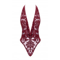 Боді Noir Handmade F386 Kink Royal cascade bodysuit XL — Переглянути зображення 7