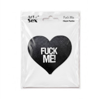 Пестис-сердечки Art of Sex - Fuck me, черный — Просмотреть изображение 3