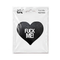 Пестис-сердечка Art of Sex - Fuck me, чорний — фото 3