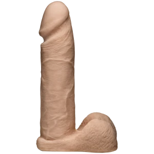 Фалоімітатор Doc Johnson Vac-U-Lock - 8 Inch ULTRASKYN Cock White, діаметр 5,1 см