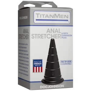 Анальний стимулятор Doc Johnson TitanMen - Anal Stretcher 6 Inch Plug, діаметр 6,6 см