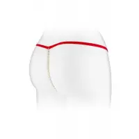Трусики-стрінги з перлинною ниткою Fashion Secret VENUSINA Red — Просмотреть изображение 2