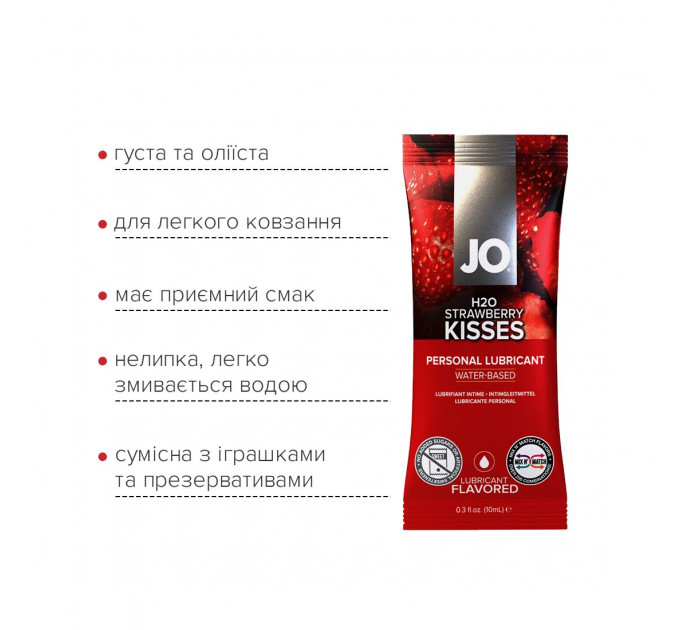 Пробник JO H2O - STRAWBERRY (10 мл)