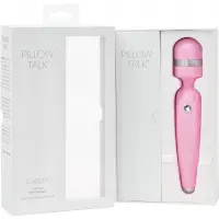 Розкішний вібромасажер PILLOW TALK - Cheeky Pink з кристалом Swarovsky, плавне підвищення потужності — Переглянути зображення 10