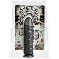 Фалоімітатор для фістингу Doc Johnson American Bombshell Bunker Buster Gun Metal, діаметр 8,1 см