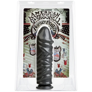 Фалоімітатор для фістингу Doc Johnson American Bombshell Bunker Buster Gun Metal, діаметр 8,1 см