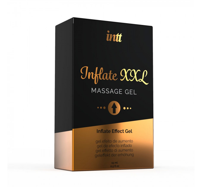 Гель для стимуляції члена Intt Inflate XXL (15 мл) зі смаком кориці, підсилює збудження