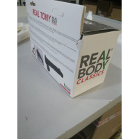 Фаллоимитатор Real Body - Real Tony Black, TPE, диаметр 3,5см (надорвана упаковка!!!)