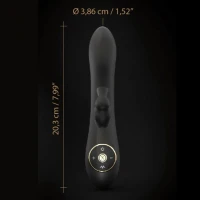 Вакуумний вібратор-кролик Dorcel DIVINE RABBIT з вібрацією, 10 режимів вібрації: 3 режими вакууму — Переглянути зображення 5