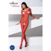 Бодістокінг з великою сіткою Passion BS077 red — Просмотреть изображение 2