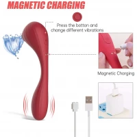 Вакуумний вагінально-кліторальний стимулятор Magic Motion Bobi Red, керування зі смартфона — Просмотреть изображение 6