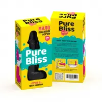 Мило у формі пеніса Pure Bliss MINI Black, крафтове мило-член, натуральне — Переглянути зображення 2
