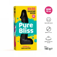 Мило у формі пеніса Pure Bliss MINI Black, крафтове мило-член, натуральне — Переглянути зображення 6