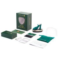 Вишуканий вібратор на палець Knight Jenay ICE &amp; FIRE, лубрикант у комплекті — Переглянути зображення 4