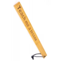 Падл Fetish Tentation — Paddle Teach me a lesson Bamboo, упакований у ПЕ пакет — Переглянути зображення 1