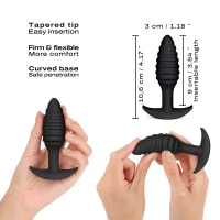 Анальна пробка Dorcel SPIRAL PLUG, діаметр 3 см, силікон — Переглянути зображення 2