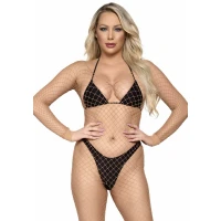 Бодістокінг у велику сітку Leg Avenue Long Sleeved Bodystocking One size Nude, довгий рукав — Просмотреть изображение 1