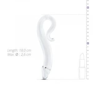 Скляний дилдо Gildo Glass Dildo No. 21, реалістична головка
