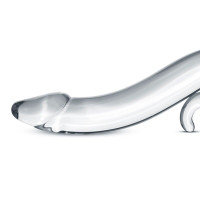 Скляний дилдо Gildo Glass Dildo No. 21, реалістична головка