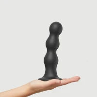 Насадка для страпона Strap-On-Me Dildo Plug Balls Black XL — Просмотреть изображение 2