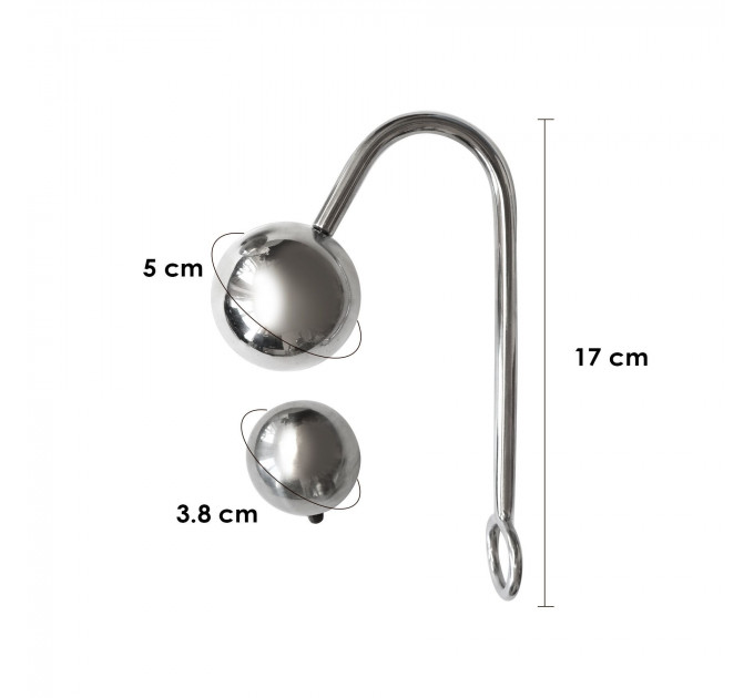 Бондажний набір із металевим анальним гаком №4 Art of Sex Blanca Bondage set with anal hook №4