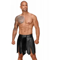 Чоловіча спідниця гладіатора Noir Handmade H053 Eco leather men's gladiator skirt, M, екошкіра — Переглянути зображення 1