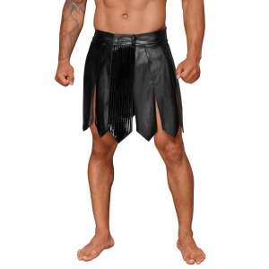 Чоловіча спідниця гладіатора Noir Handmade H053 Eco leather men's gladiator skirt, M, екошкіра