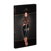 Платье с кружевным топом Noir Handmade F228 Midi dress with soft lace top, XXL, мокрый эффект