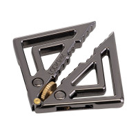 Затискачі для сосків з важкою підвіскою LOCKINK Adjustable Nipple Clamps with Heavy Pendant, під срібло