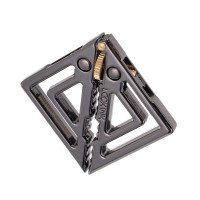 Затискачі для сосків з важкою підвіскою LOCKINK Adjustable Nipple Clamps with Heavy Pendant, під срібло