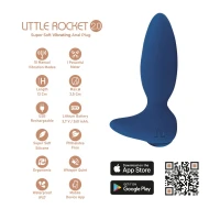 Анальна смарт-вібропробка Adrien Lastic Little Rocket 2.0, 10 режимів, подвійний силікон — Просмотреть изображение 8