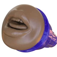 Мастурбатор-ротик Fleshlight Boost Blow Medium Dark Flesh, плаваючі кільця Turbo Tech — Просмотреть изображение 3