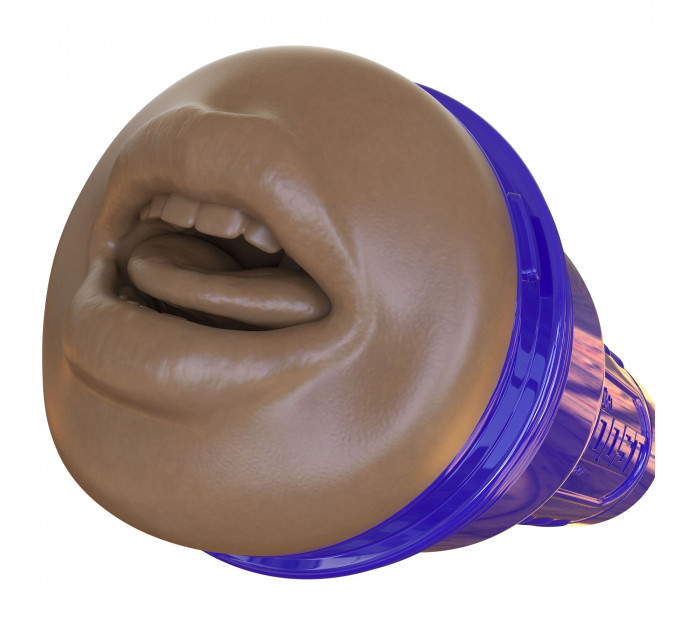 Мастурбатор-ротик Fleshlight Boost Blow Medium Dark Flesh, плаваючі кільця Turbo Tech