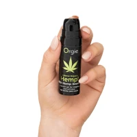 Збуджувальний гель для пар Orgie Hemp! Intense Orgasm, 15 мл, тепло-холод, ефект сильної вібрації — Просмотреть изображение 2