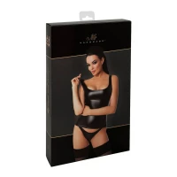 Топ Noir Handmade F346 Powerwetlook top - M — Переглянути зображення 6