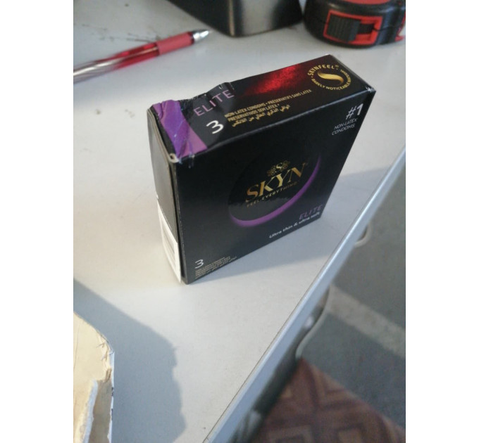 Безлатексные премиум-презервативы SKYN Elite 3 шт, ультратонкие (мятая упаковка!!!)