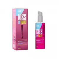 Масажний гель Intt KISS AND TASTE! Blackberry (55 мл) зі смаком ожини, легкий зігрівальний ефект — Переглянути зображення 2