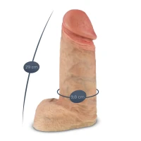 Фалоімітатор SilexD Premium Real Skin Flesh (11in MODEL 1), без коробки — Просмотреть изображение 6