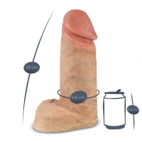 Фалоімітатор SilexD Premium Real Skin Flesh (11in MODEL 1), без коробки — Просмотреть изображение 2