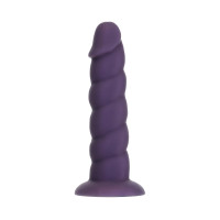 Фалоімітатор Fantasy by Addiction Unicorn Dildo 7” Purple, віброкуля в подарунок