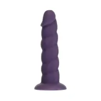 Фалоімітатор Fantasy by Addiction Unicorn Dildo 7” Purple, віброкуля в подарунок — Просмотреть изображение 1