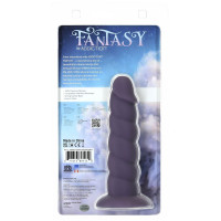 Фалоімітатор Fantasy by Addiction Unicorn Dildo 7” Purple, віброкуля в подарунок — Переглянути зображення 5