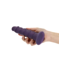 Фалоімітатор Fantasy by Addiction Unicorn Dildo 7” Purple, віброкуля в подарунок — Просмотреть изображение 3