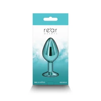 Анальна пробка NS Novelties Rear Assets - Medium - Teal — Переглянути зображення 4