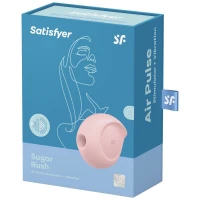 Вакуумний кліторальний стимулятор із вібрацією Satisfyer Sugar Rush Rose — Переглянути зображення 4