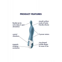 Вібратор для точки А Satisfyer A-Mazing 1 Blue — Просмотреть изображение 3